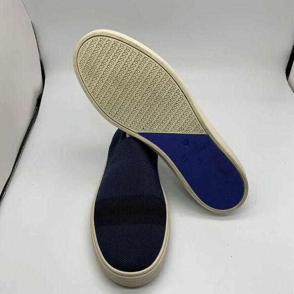 Rothy's The Original Navy Blue White Slip On Sneaker Shoes Womens Size 8 - Picture 9 of 10